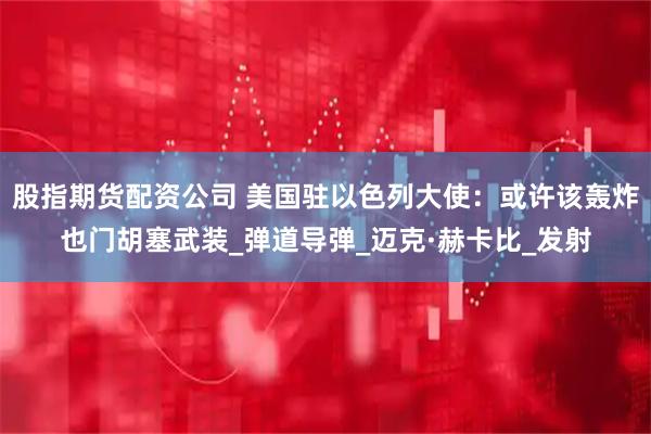 股指期货配资公司 美国驻以色列大使：或许该轰炸也门胡塞武装_弹道导弹_迈克·赫卡比_发射